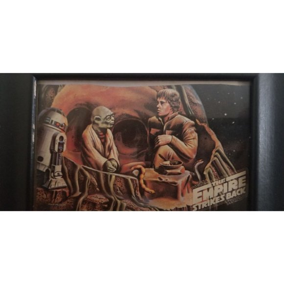 1981 Star Wars Empire Strikes Back Framed Comic Ad - Picture 5 of 6